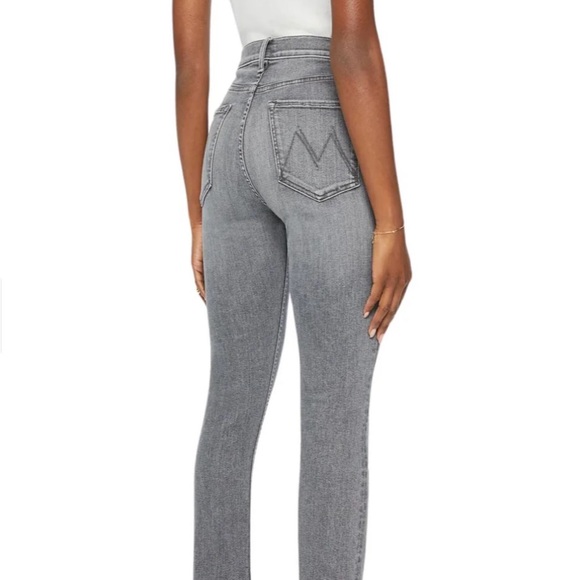 MOTHER 
Rider ~ high rise straig leg 
Grey 
Size 26 - Picture 2 of 11